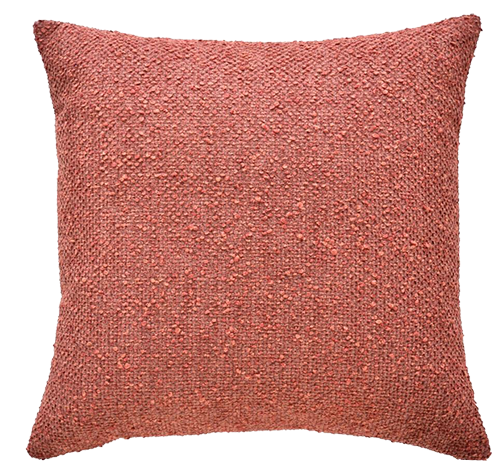 almofada em boucle rustic 50x50 com enchimento